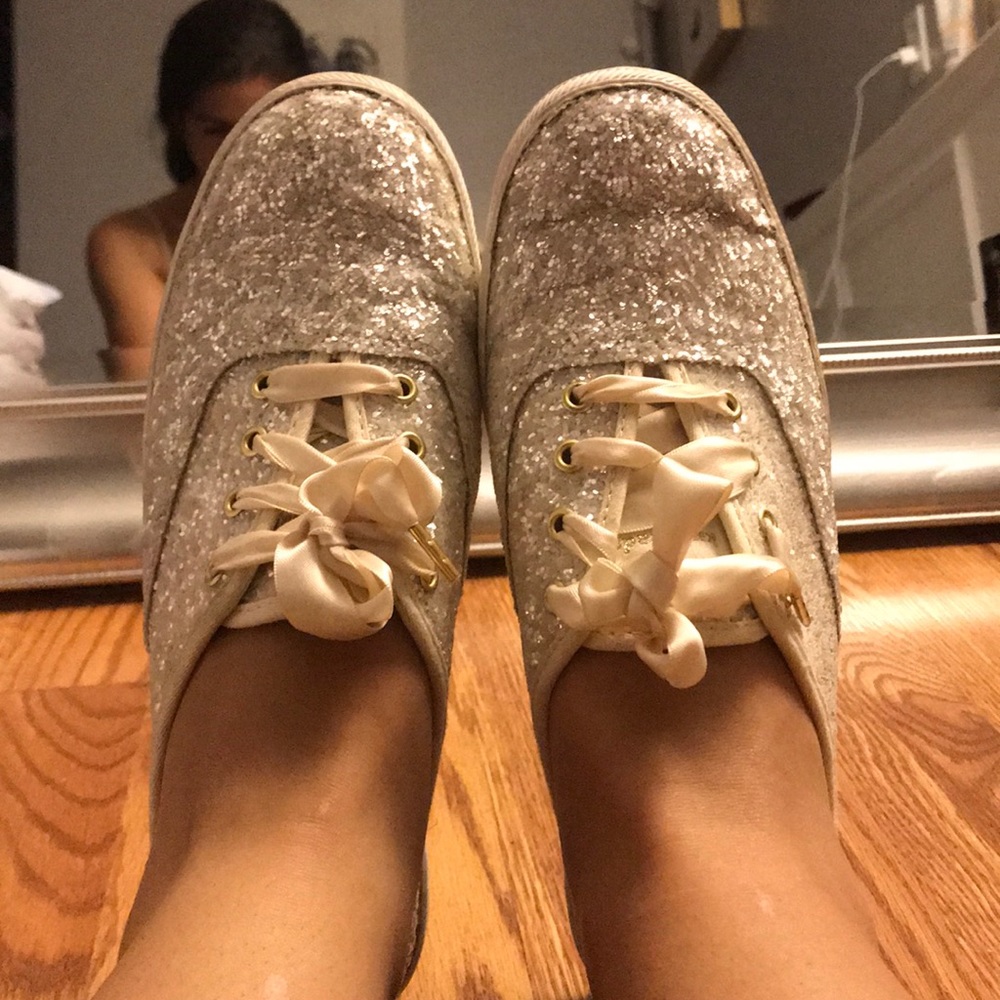 Kate spade glitter keds 7.5